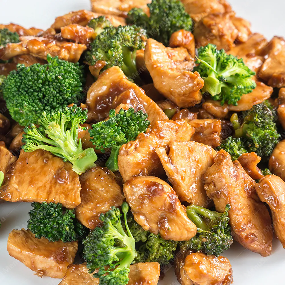 Tender chicken stir-fried with fresh broccoli at Renbox Asian Kitchen, a Chinese Restaurant in Katy